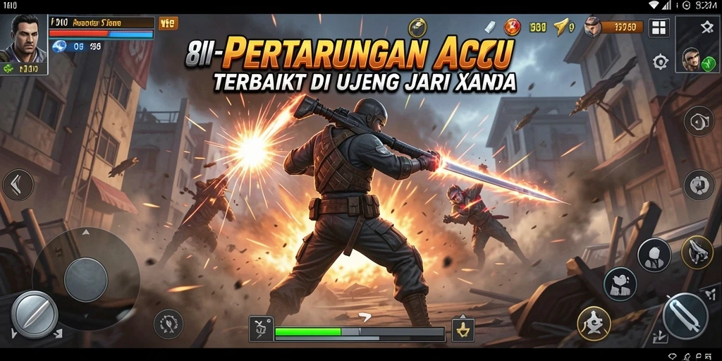 Tampilan menarik dari gameplay aksi yang menegangkan.